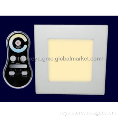 15.5x15.5cm Dimmable LED Panel Lights with RF controller